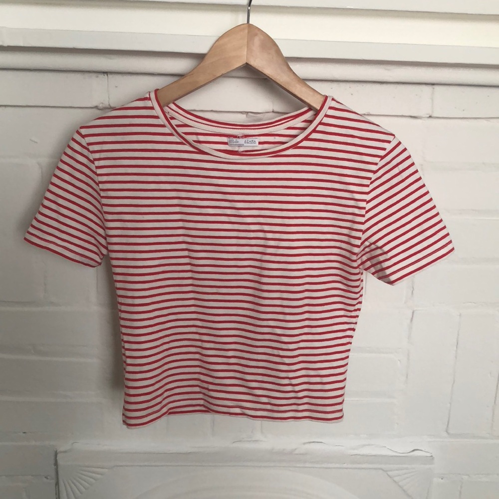 Zara crop tee